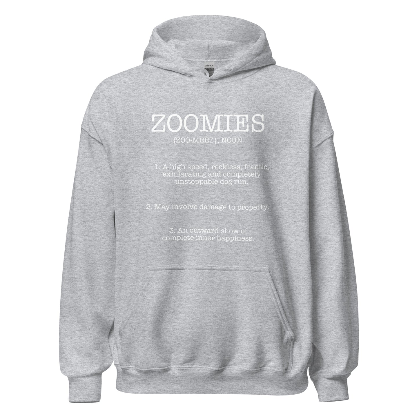 Zoomies Definition Unisex Hoodie