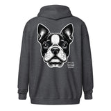 Once You Go Boston You Never Go Back Unisex Heavy Blend Zip Hoodie