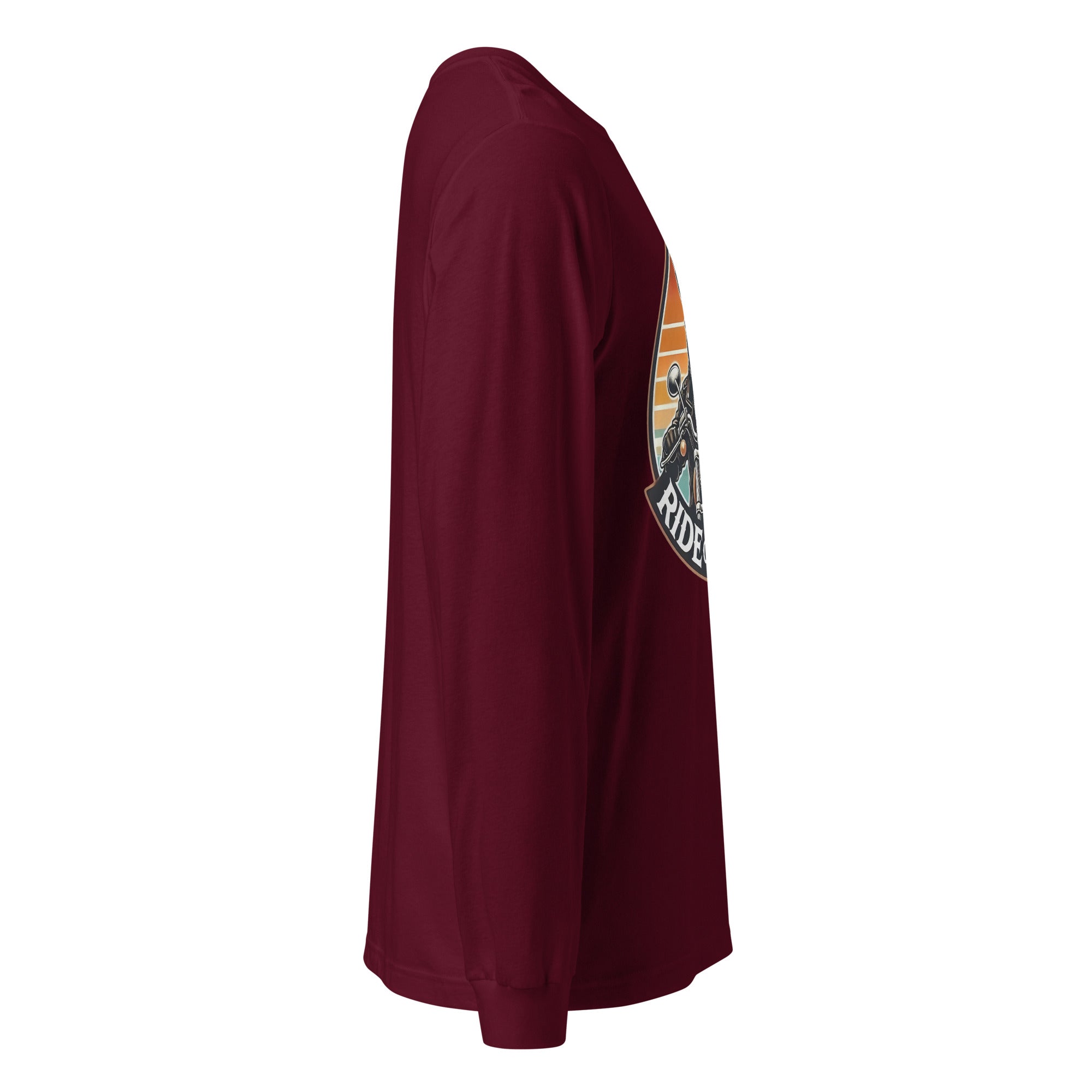 Ride or Bark - Boston Terrier Unisex Long Sleeve Tee