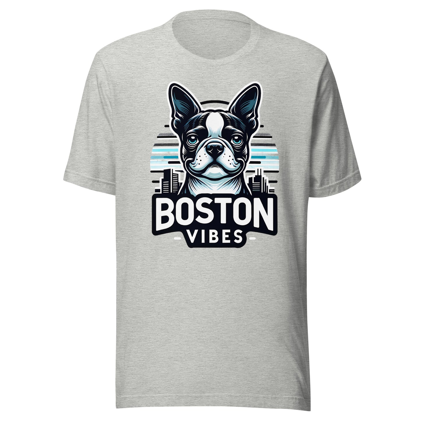 Boston Terrier Vibes Unisex T-Shirt