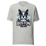 Boston Terrier Vibes Unisex T-Shirt