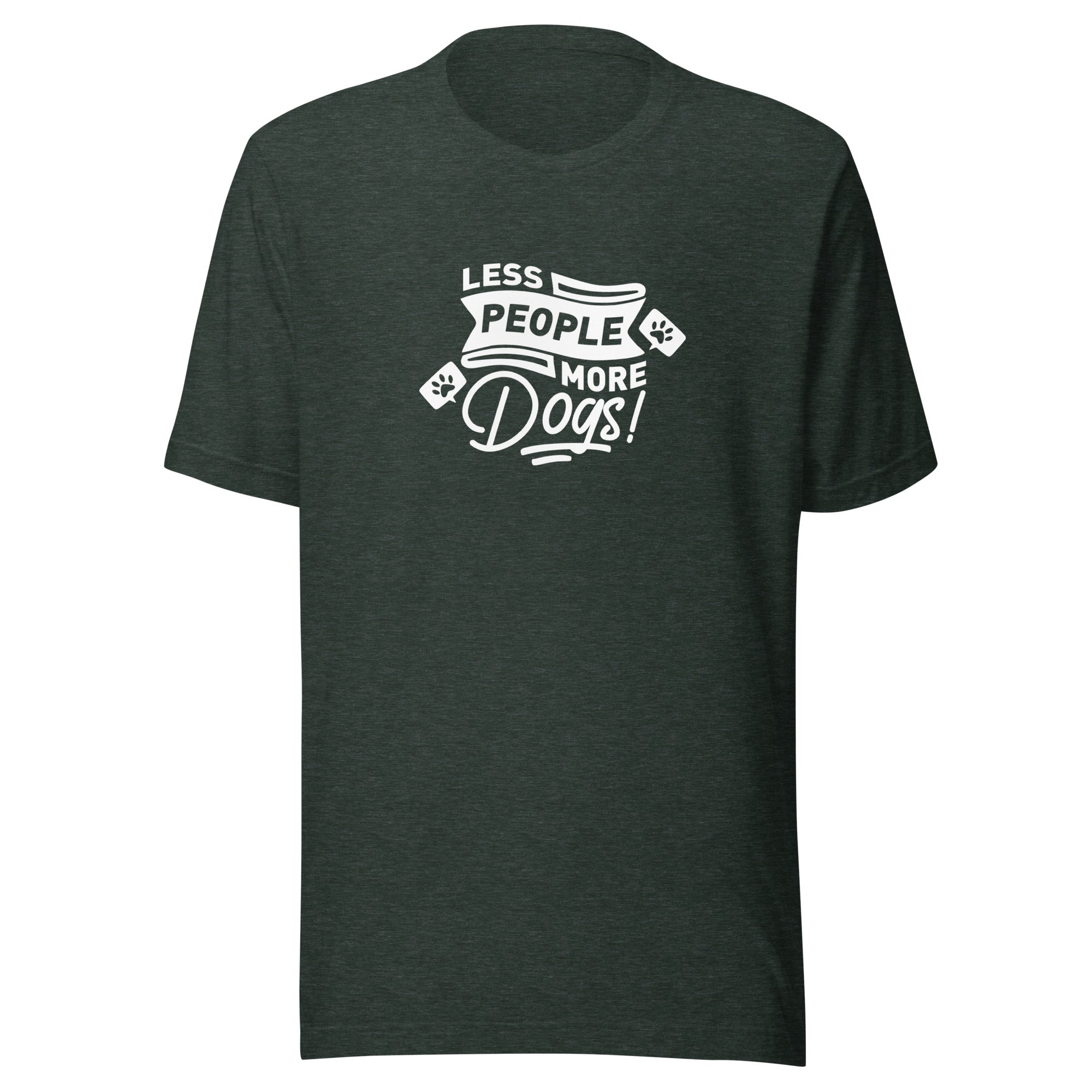 Less People More Dogs Unisex T-Shirt