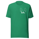 Ears With Boston Terrier Name - Custom Unisex T-Shirt