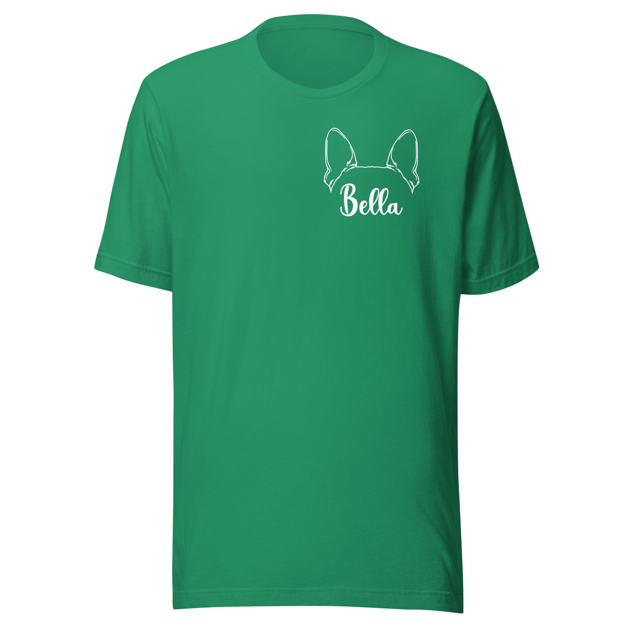 Ears With Boston Terrier Name - Custom Unisex T-Shirt