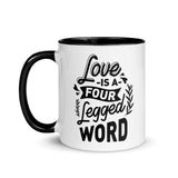 Love Is A Four Legged Word Mug