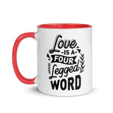 Love Is A Four Legged Word Mug