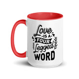 Love Is A Four Legged Word Mug