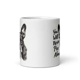 You Will Never Pee Alone White Glossy Mug