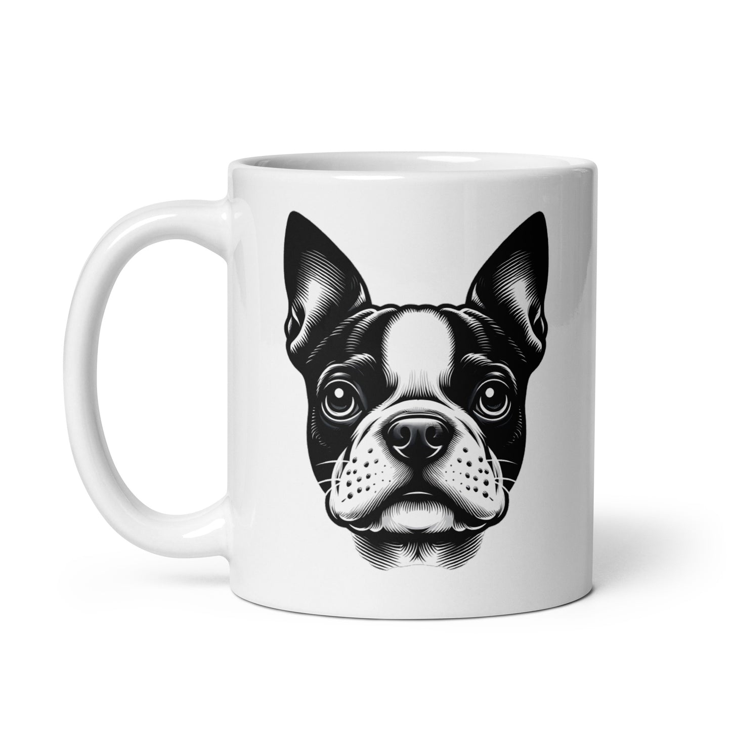 Once You Go Boston You Never Go Back White Glossy Mug