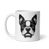 Once You Go Boston You Never Go Back White Glossy Mug