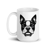 Once You Go Boston You Never Go Back White Glossy Mug