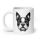 Once You Go Boston You Never Go Back White Glossy Mug