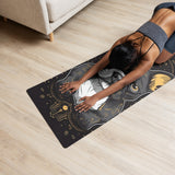 Boston Terrier Yoga Mat - Black and Yellow