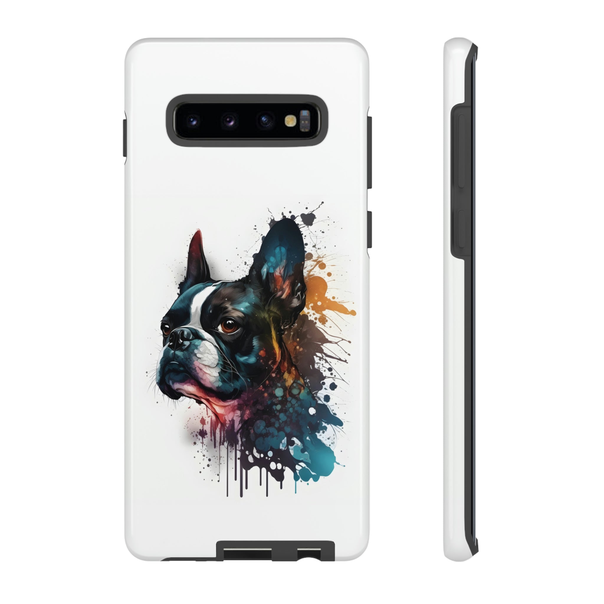 Boston Terrier Art on Samsung Tough Cases