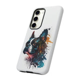 Boston Terrier Art on Samsung Tough Cases