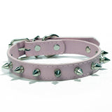 Spiked Studded PU Leather Dog Collar