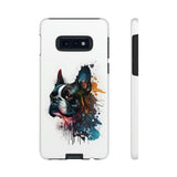 Boston Terrier Art on Samsung Tough Cases