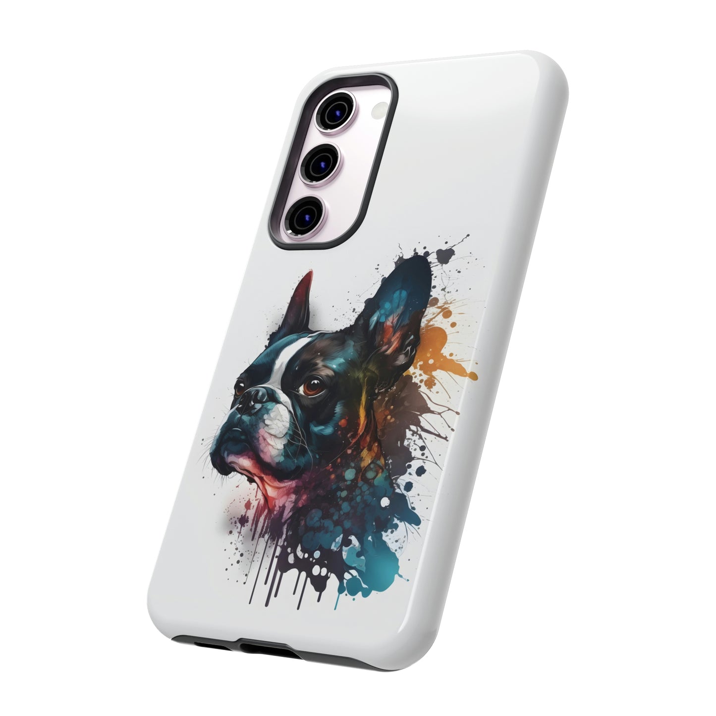 Boston Terrier Art on Samsung Tough Cases