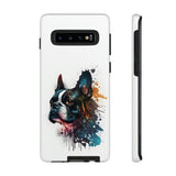 Boston Terrier Art on Samsung Tough Cases