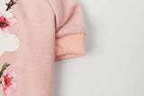 Woof Dog Hoodie - Sakura Pink