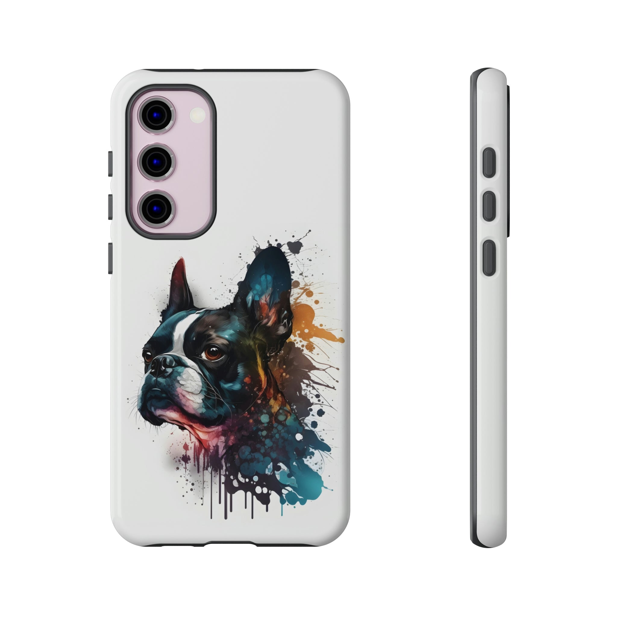 Boston Terrier Art on Samsung Tough Cases