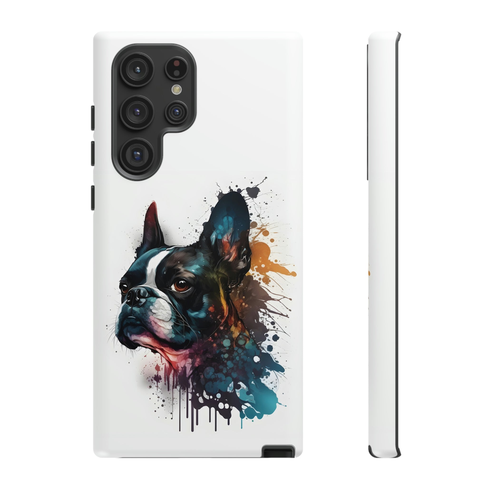 Boston Terrier Art on Samsung Tough Cases