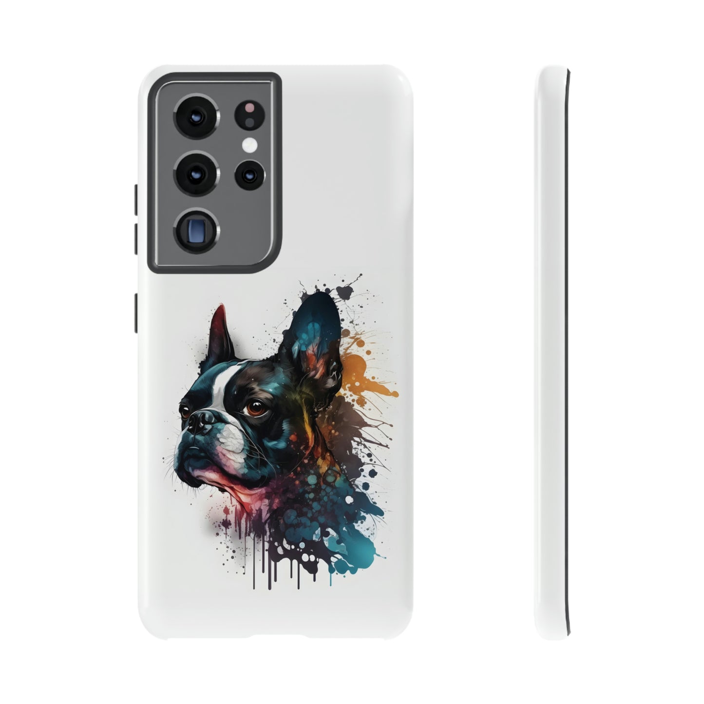 Boston Terrier Art on Samsung Tough Cases