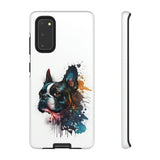 Boston Terrier Art on Samsung Tough Cases