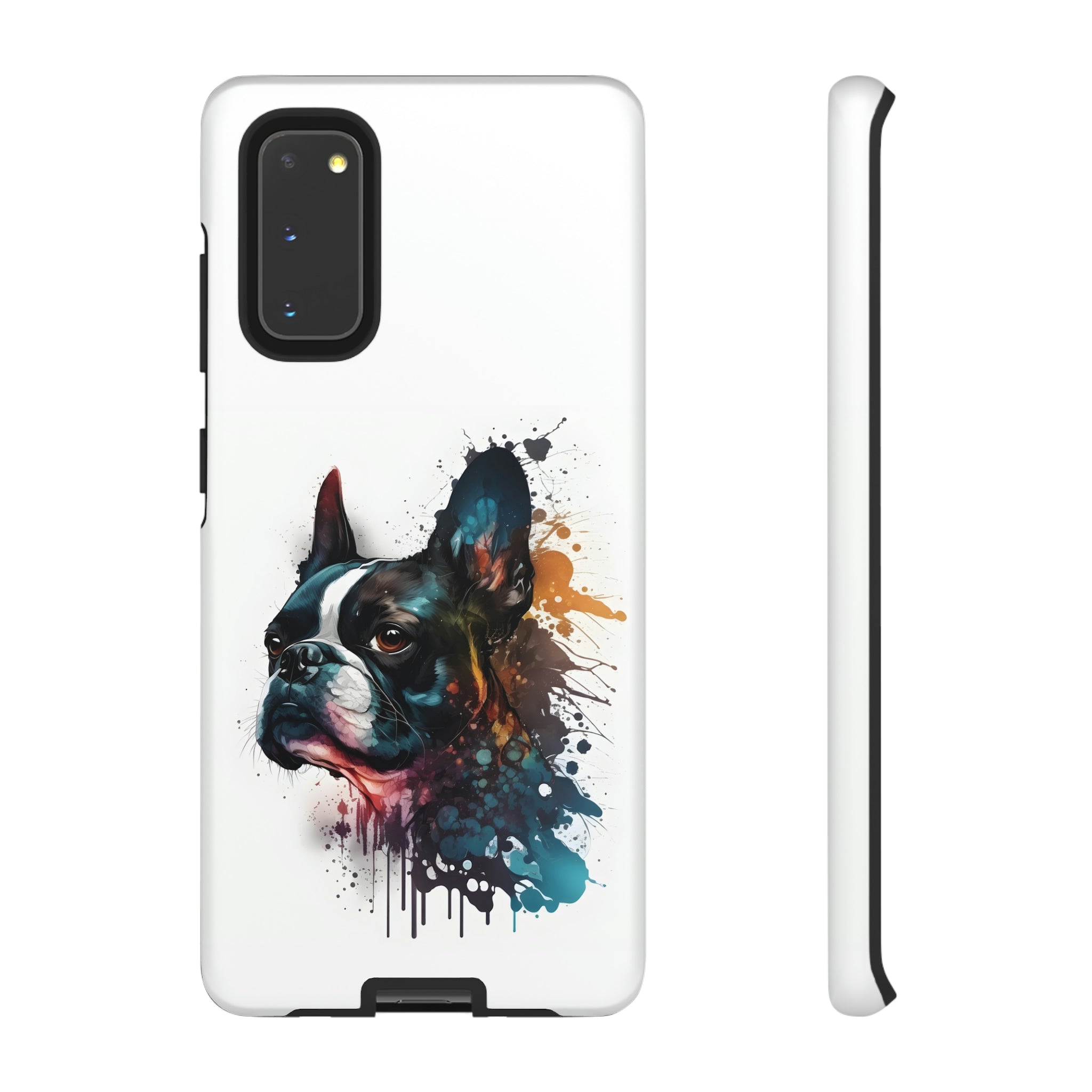 Boston Terrier Art on Samsung Tough Cases