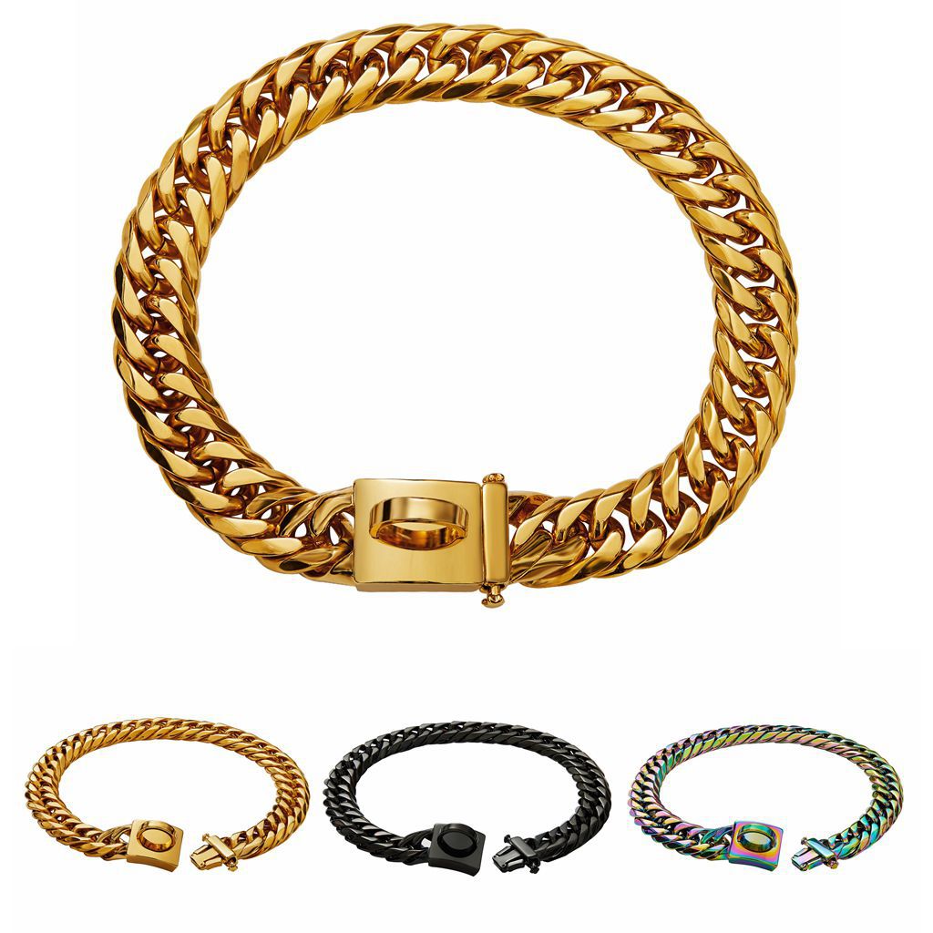 Cuban Link Gold Chain Collar