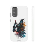 Boston Terrier Art on Samsung Tough Cases