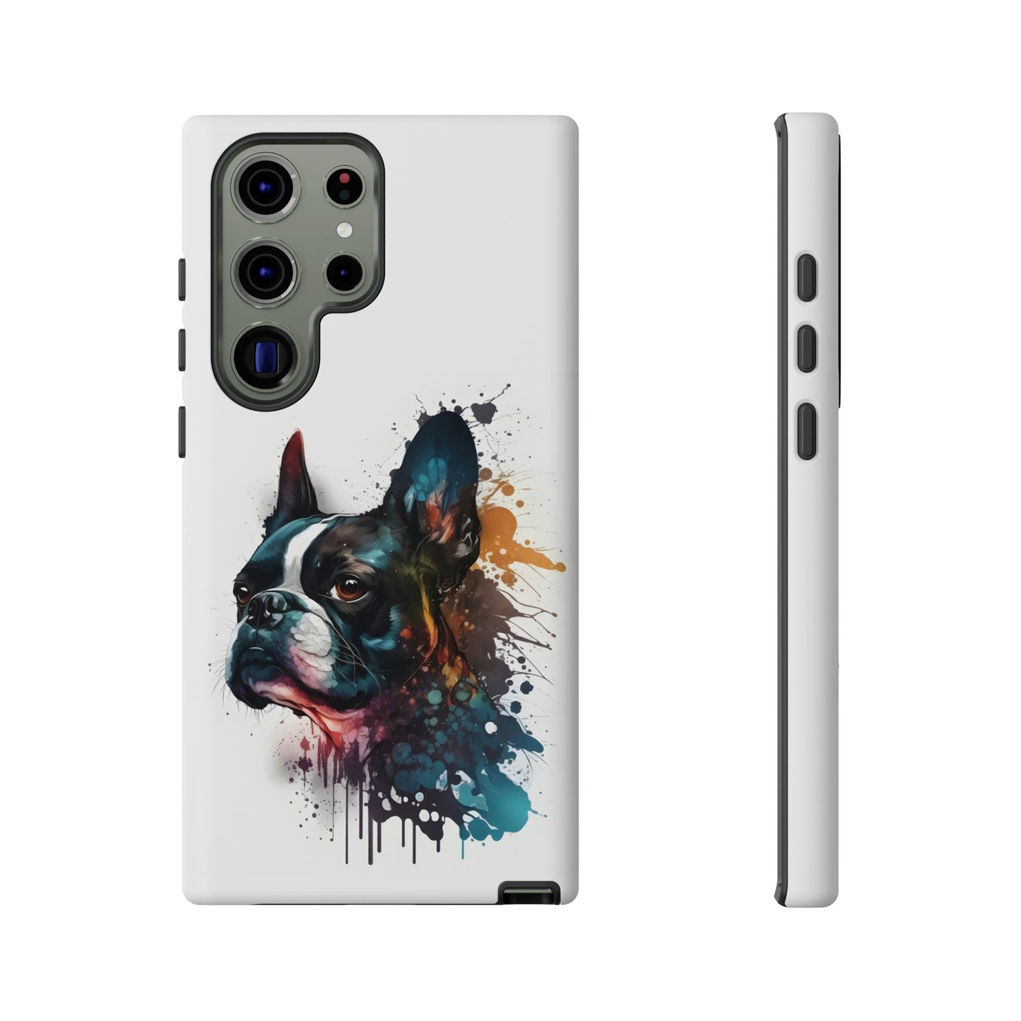 Boston Terrier Art on Samsung Tough Cases