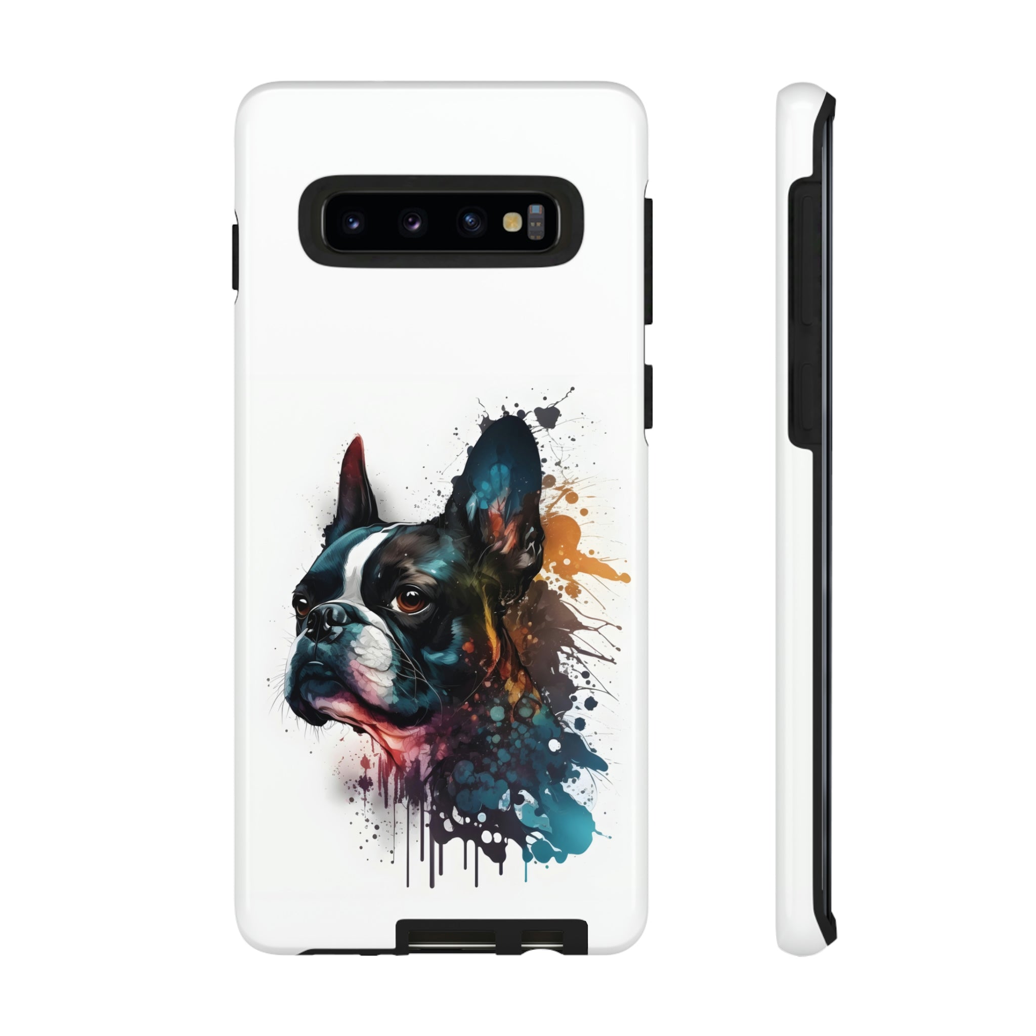 Boston Terrier Art on Samsung Tough Cases