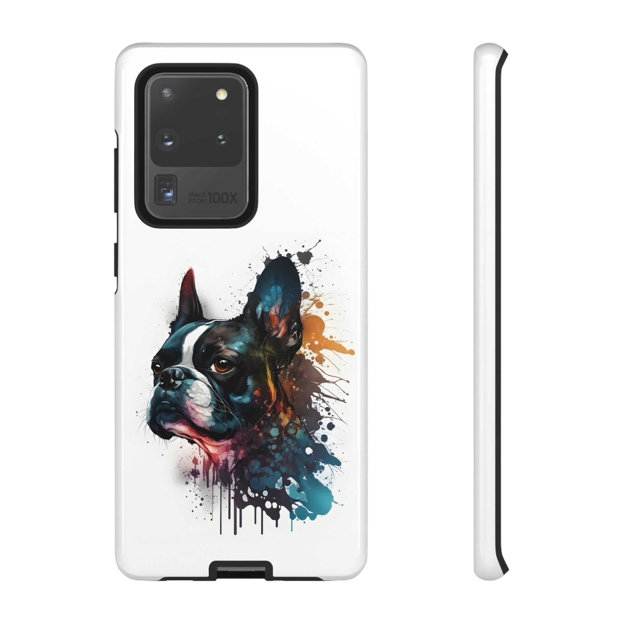 Boston Terrier Art on Samsung Tough Cases