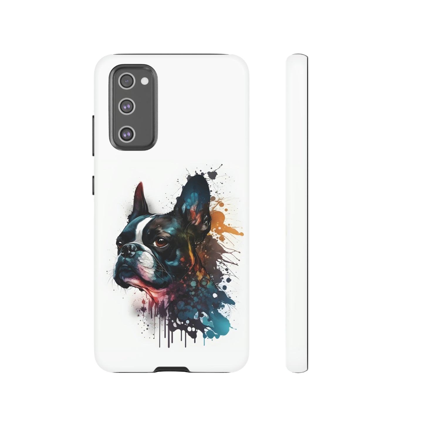 Boston Terrier Art on Samsung Tough Cases