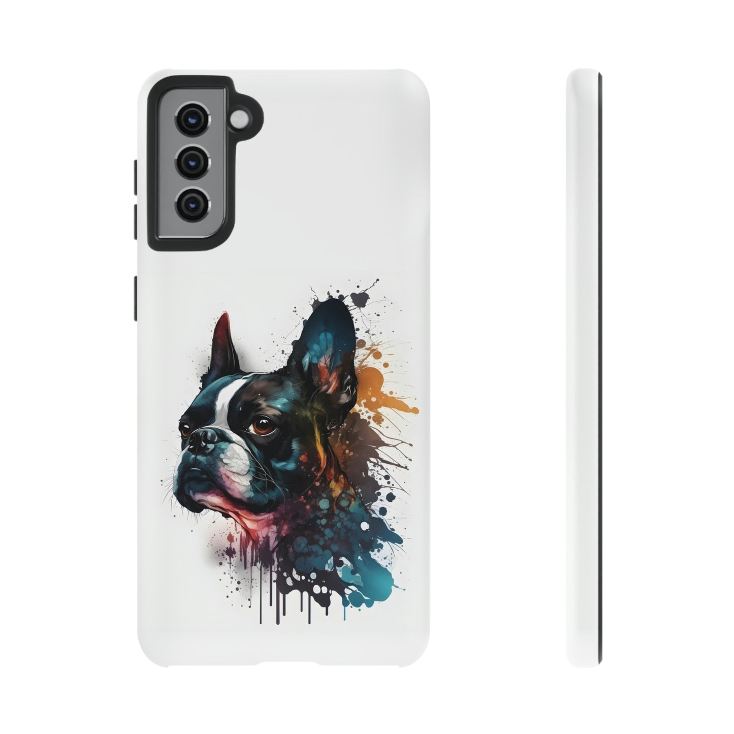Boston Terrier Art on Samsung Tough Cases
