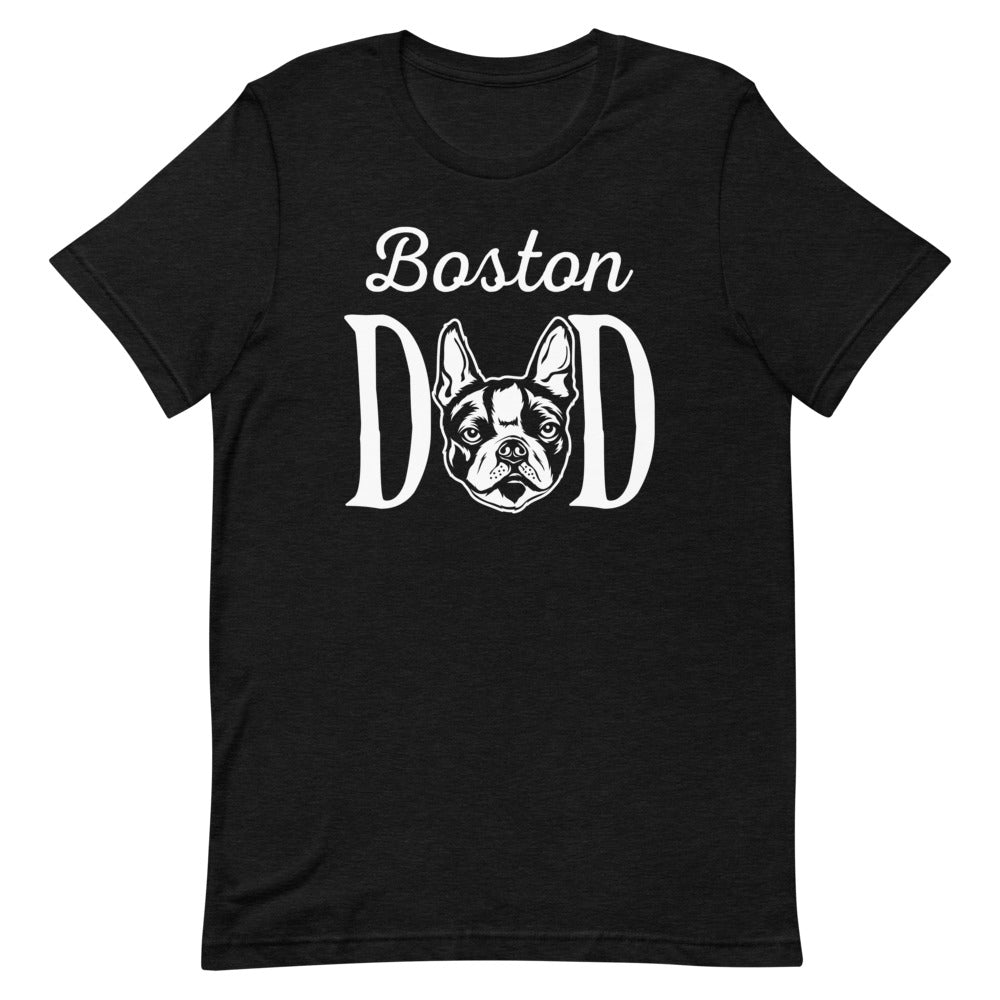 boston terrier dad t shirt