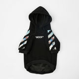 Woof Dog Hoodie - Oil Painting