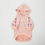 Woof Dog Hoodie - Sakura Pink