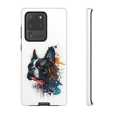 Boston Terrier Art on Samsung Tough Cases