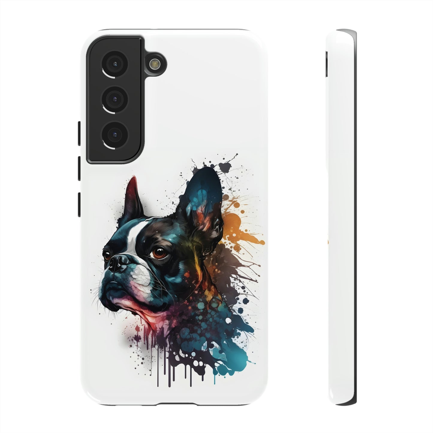 Boston Terrier Art on Samsung Tough Cases