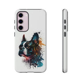Boston Terrier Art on Samsung Tough Cases