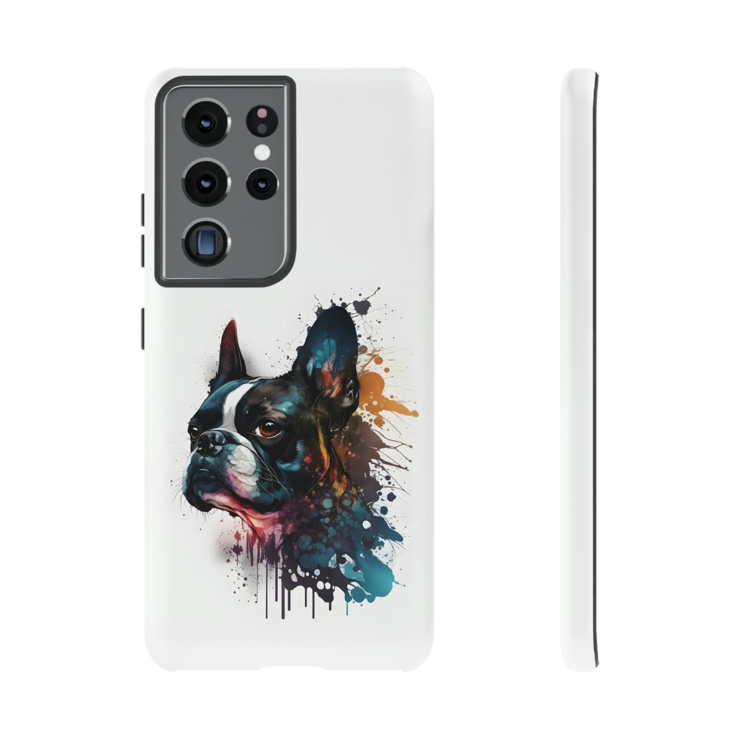 Boston Terrier Art on Samsung Tough Cases