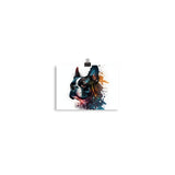 Boston Terrier Art on Poster