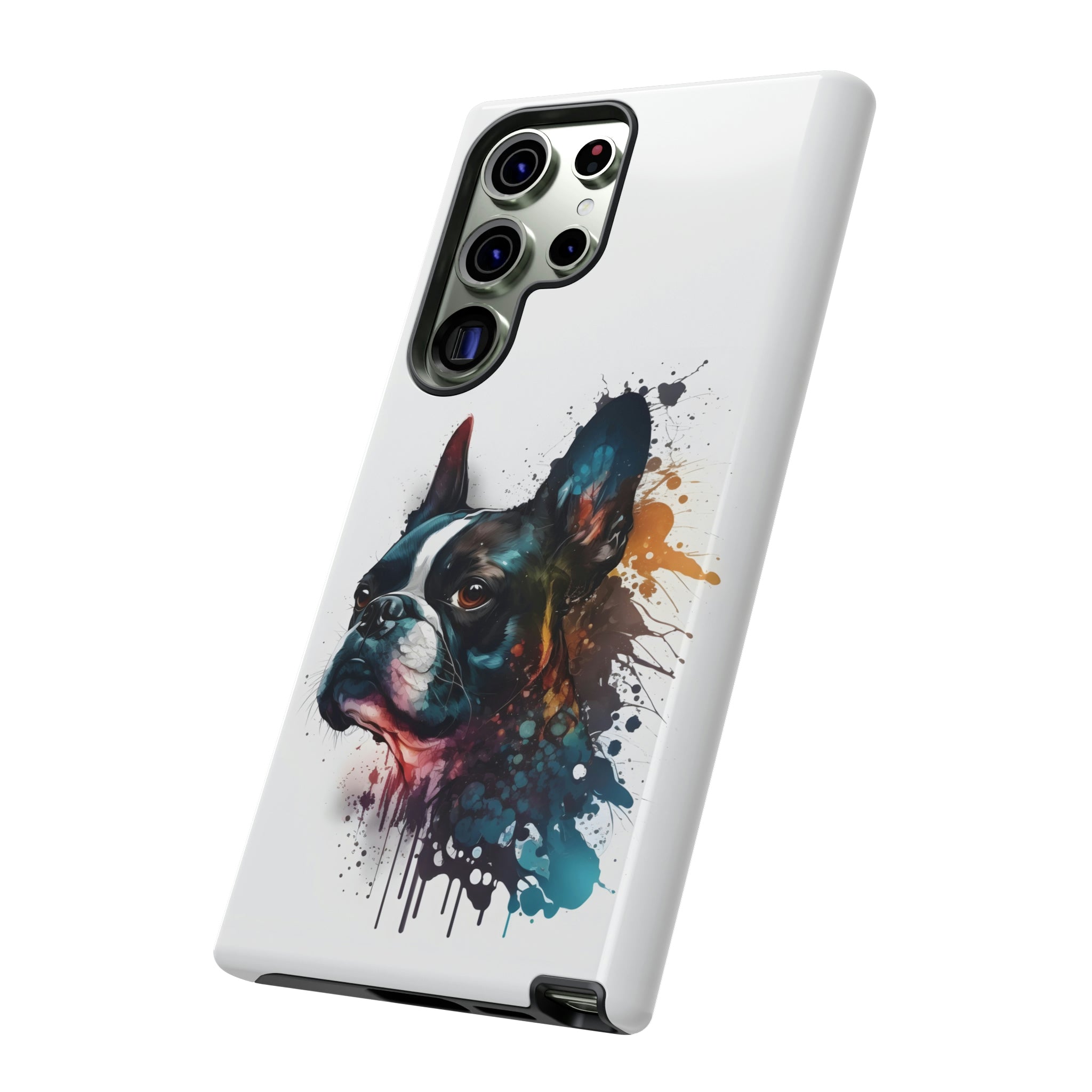 Boston Terrier Art on Samsung Tough Cases