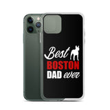 Best Boston Terrier Dad Ever iPhone Case