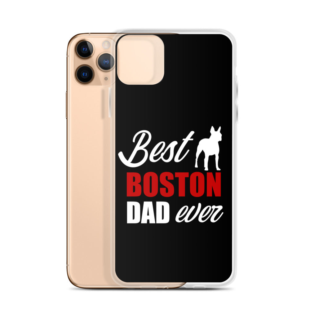 Best Boston Terrier Dad Ever iPhone Case