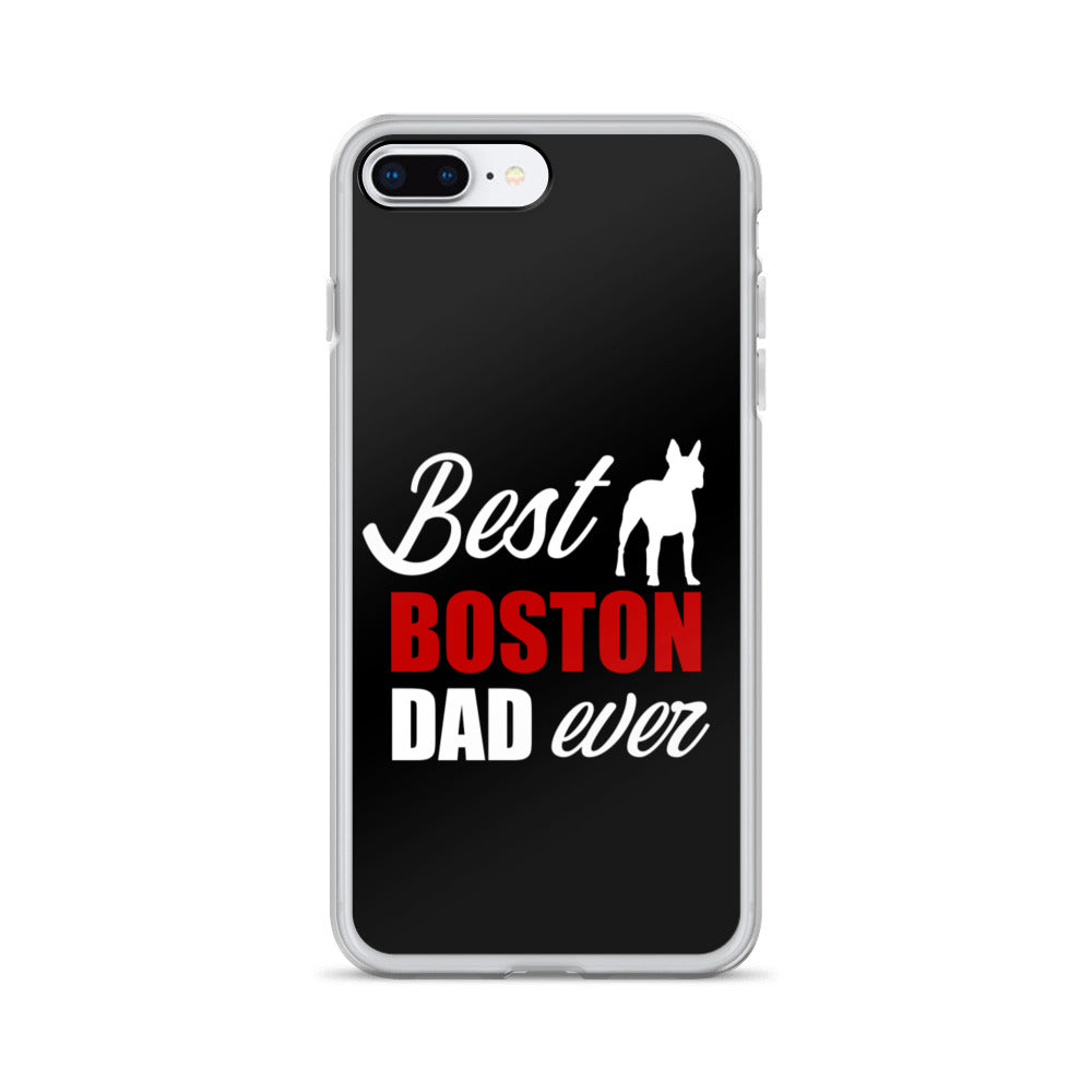 Best Boston Terrier Dad Ever iPhone Case