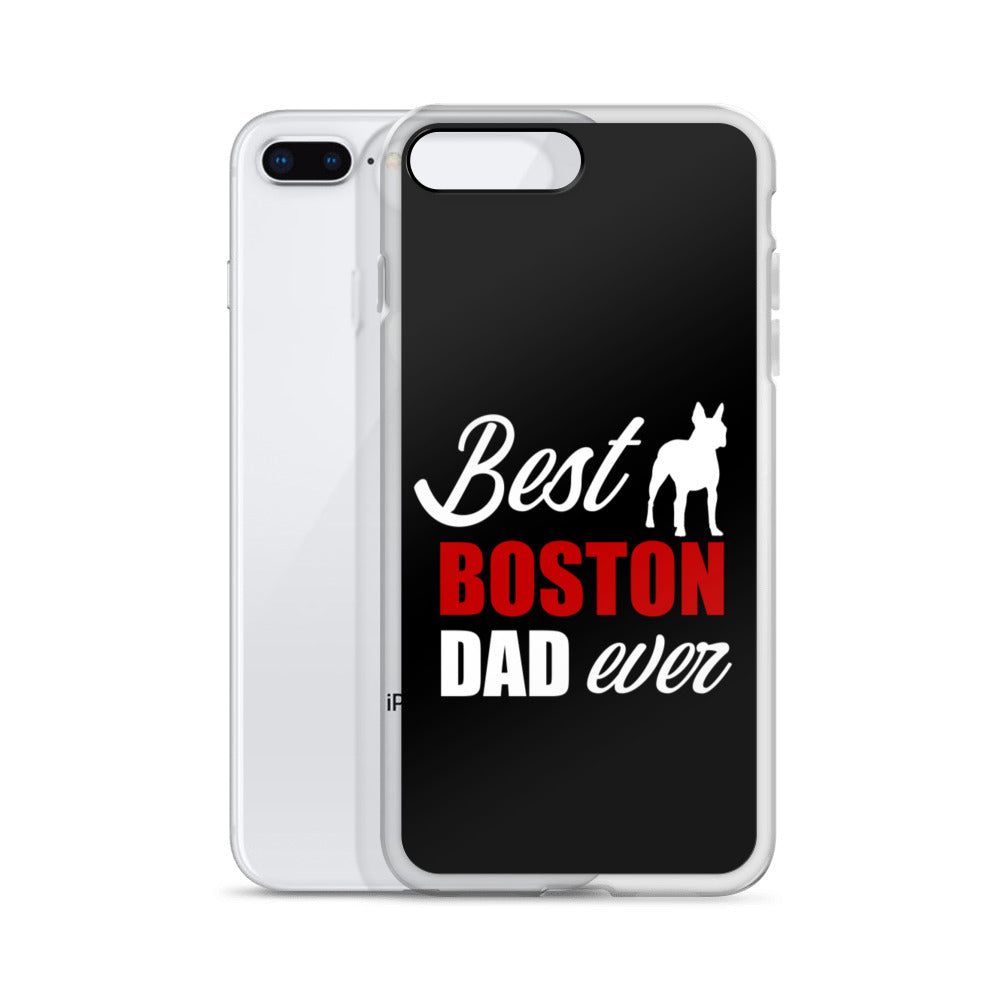 Best Boston Terrier Dad Ever iPhone Case