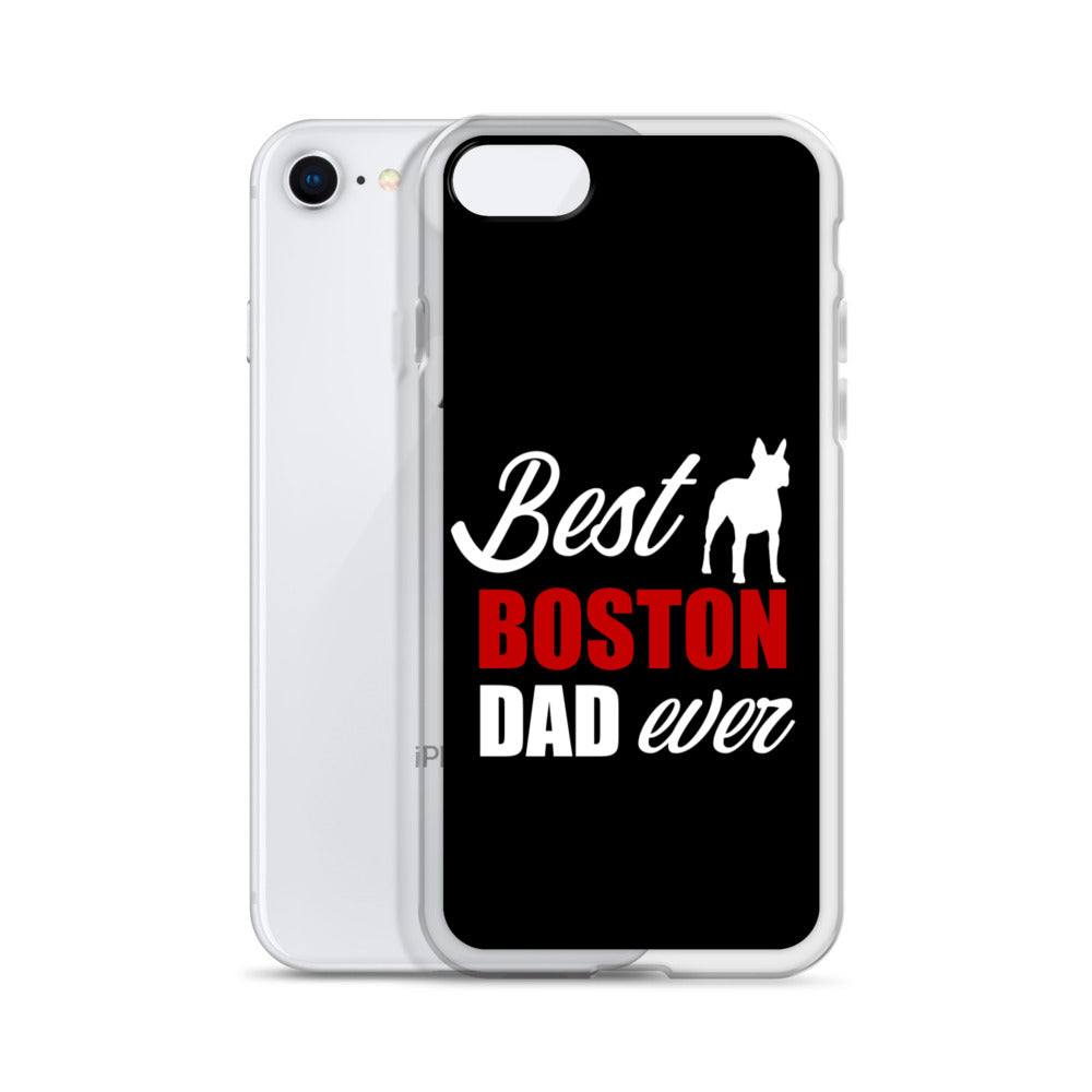 Best Boston Terrier Dad Ever iPhone Case